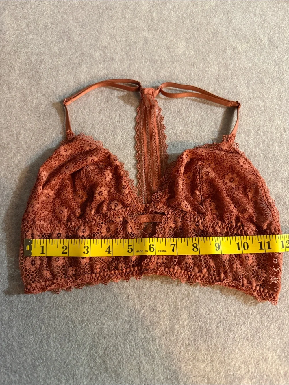 Victoria's Secret Rust Lace Bralette‎